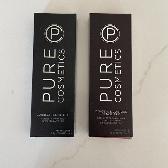 Pure Cosmetics Makeup Bundle Conceal Contour Correct Pencil Trio NEW - Picture 1 of 5